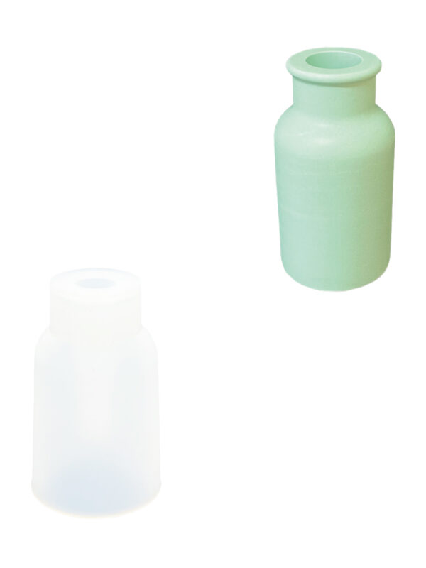 Vase à fleurs en silicone moulé