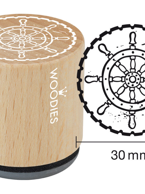 Woodies wooden stamp 30mm – Helm