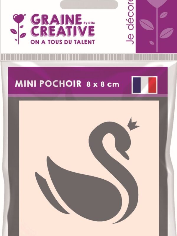 Mini-Schablone Schwan