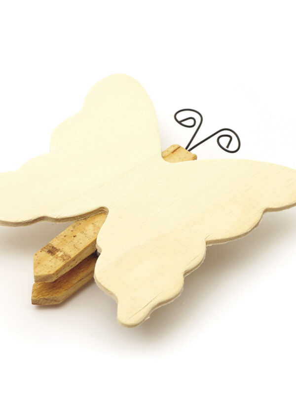 Magnetic memo clip 85 mm x 80 mm - Butterfly