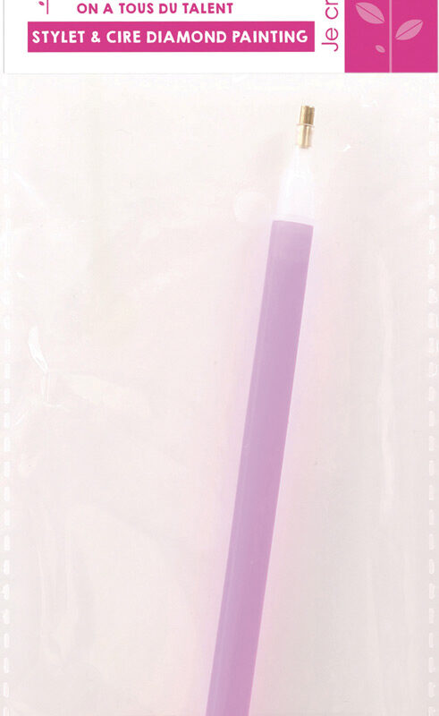 Diamond painting – Pen + wax