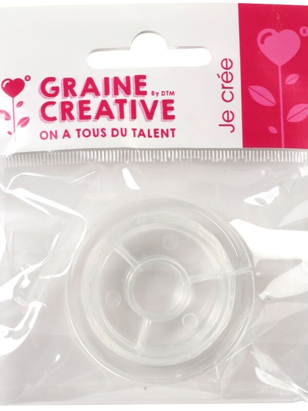 Transparent elastic thread – 5m (Ø 0.5mm)