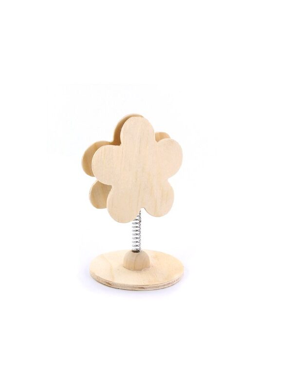 Photo clip flower on stand 6.5cm x 10cm