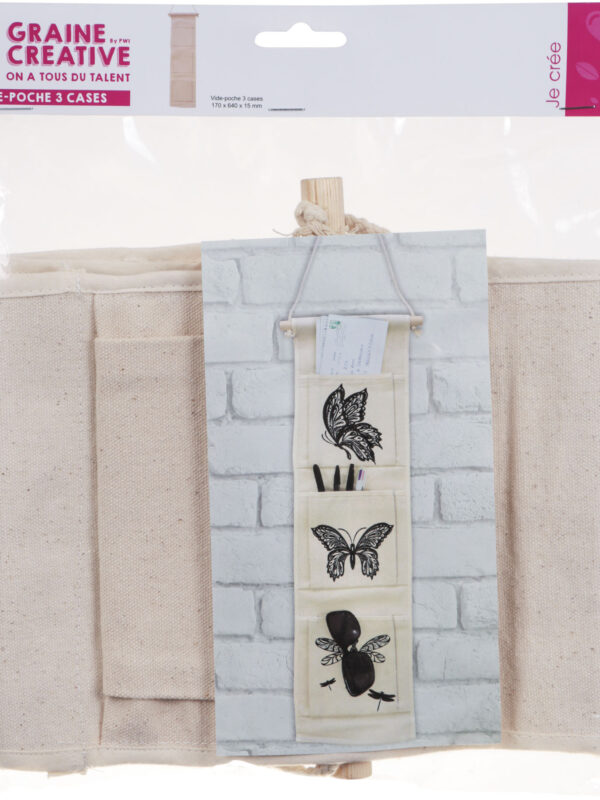 Aufbewahrungstasche – 3 Fächer 170 mm x 640 mm x 15 mm