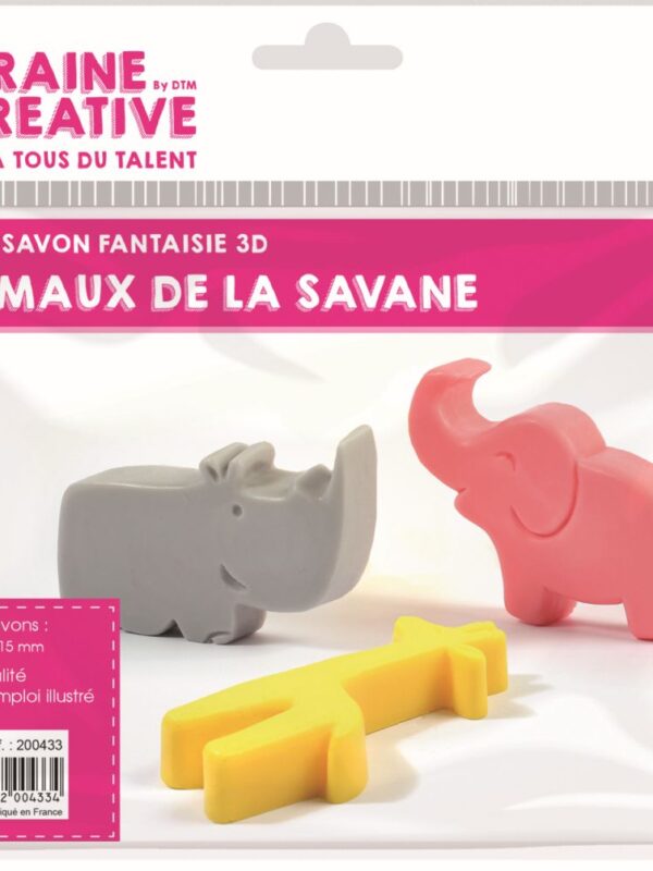 Thermo soap mould – Savanna animals