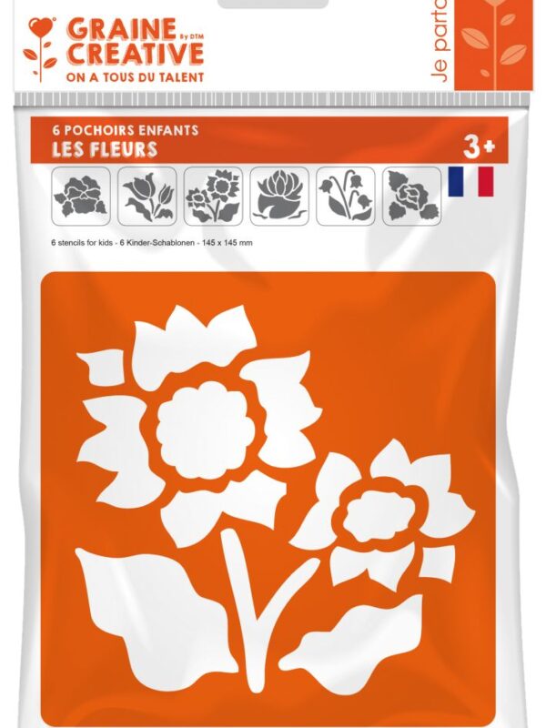 Stencil set P/6 flowers