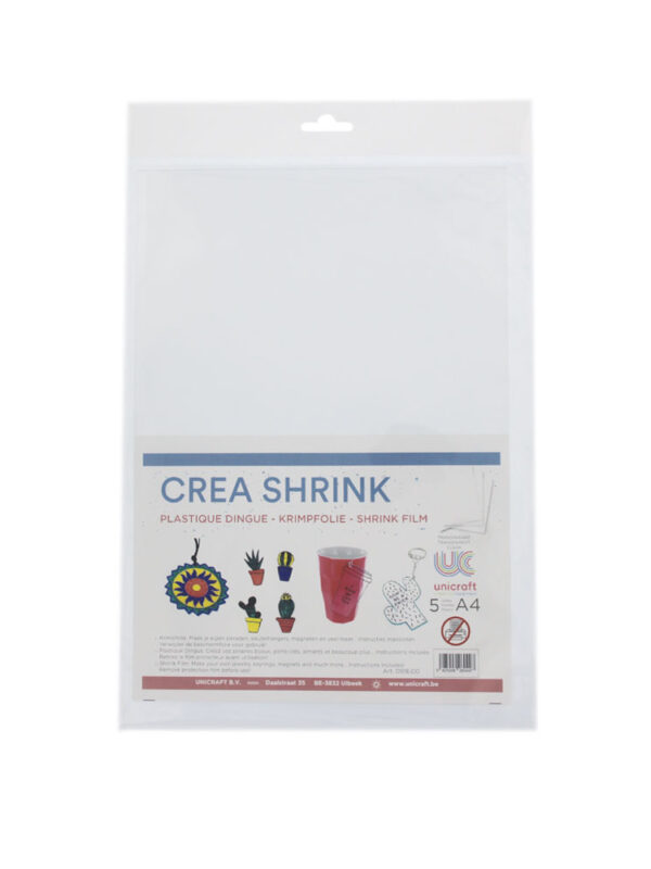 Crea Shrink A4 transparent - Clear (5 sheets)
