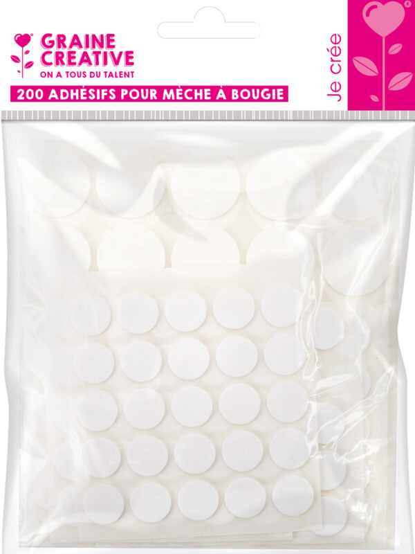 Stickers for candle wicks (200 pcs)