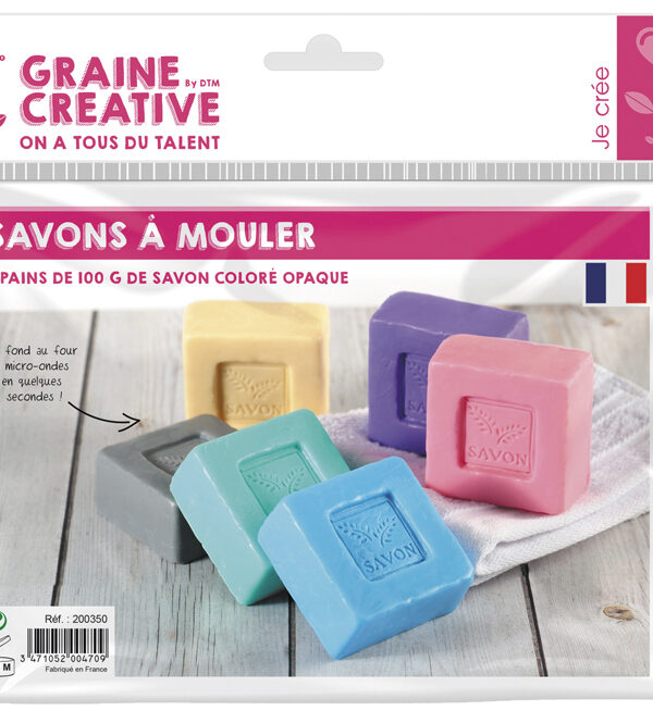 Soap bar 100g – Opaque colours (6 pcs)