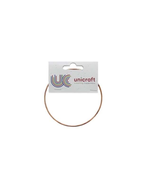 Metal ring copper Ø 10 cm