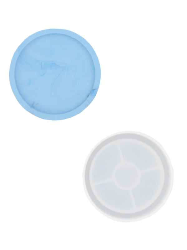 Silicone coaster mold Ø8cm extra strong – Round