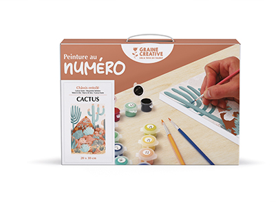 Paint by numbers 20 cm x 30 cm – Cactus