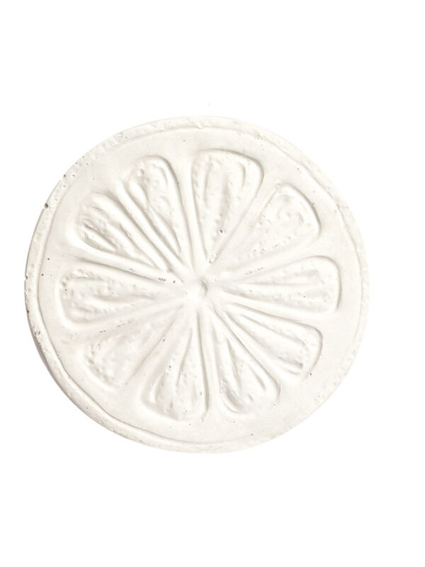 Plaster mold – Citrus slice 60 mm x 60 mm x 9 mm (1 pc)