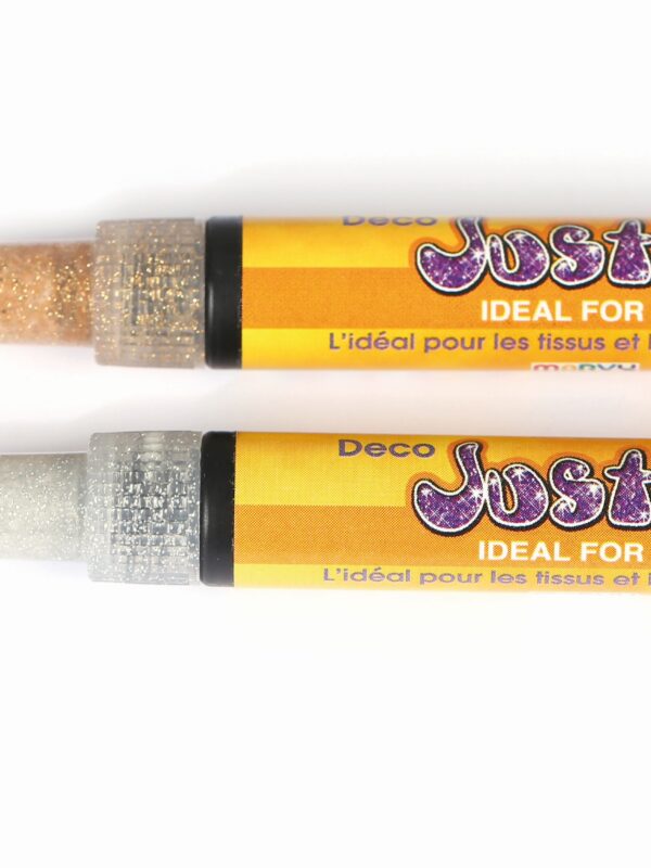 Glitter pens – Gold and silver (2 pcs)