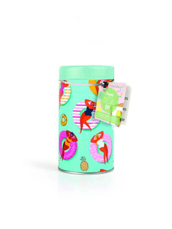 Patagom metal tin Ø 65mm x 120mm – Tropical