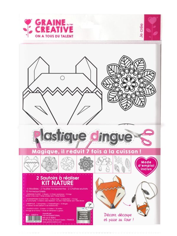 Crazy plastic kit nature necklaces 220 x 330 mm