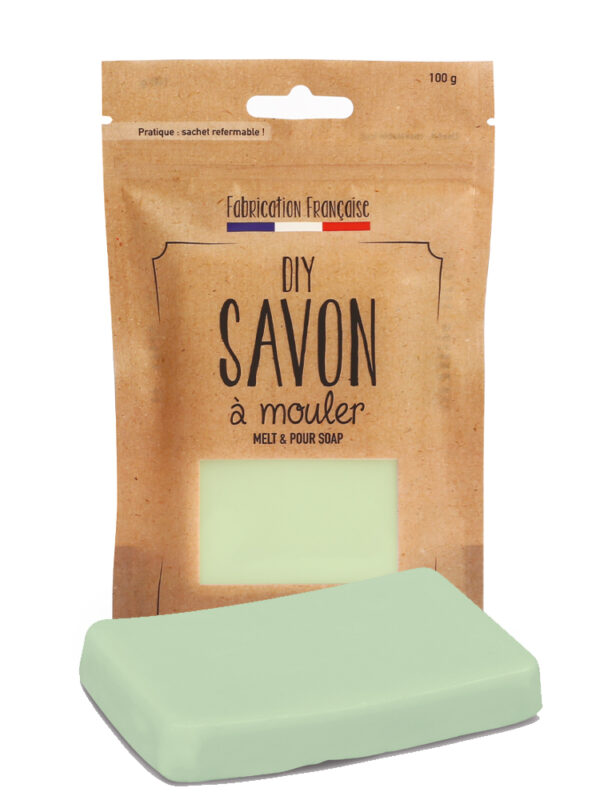 Pouring soap 100g – Water green opaque