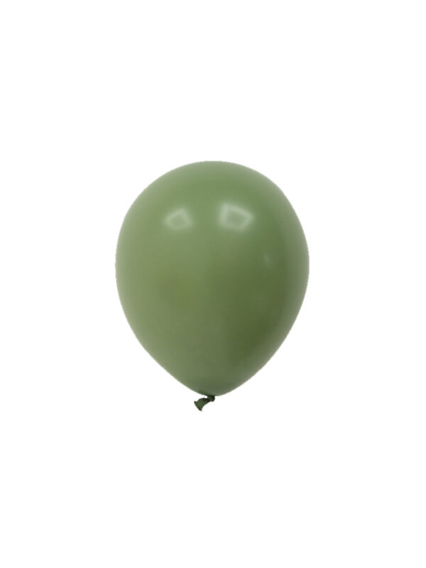 Vintage ballonnen 30 cm – Mosgroen (10 stuks)