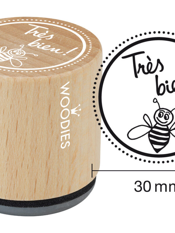 Woodies wooden stamp 30mm – Very good!