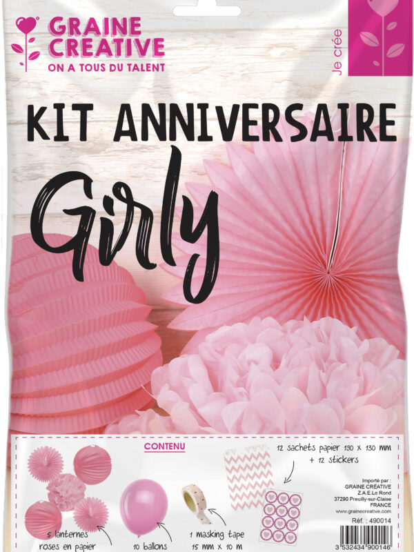 Verjaardagsset – Roze