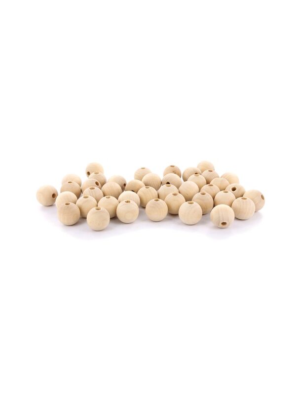 Wooden beads 18mm (40 pcs)