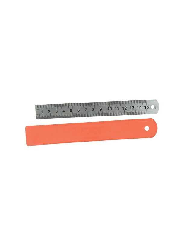 Steel ruler 15cm