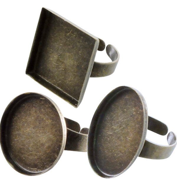 Rings to decorate – Bronze (15 pcs)