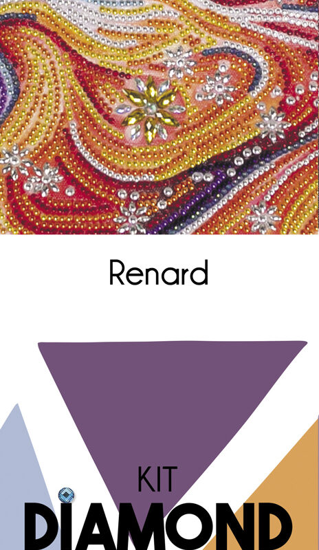 Diamond painting kit 30 cm x 40 cm – Fox