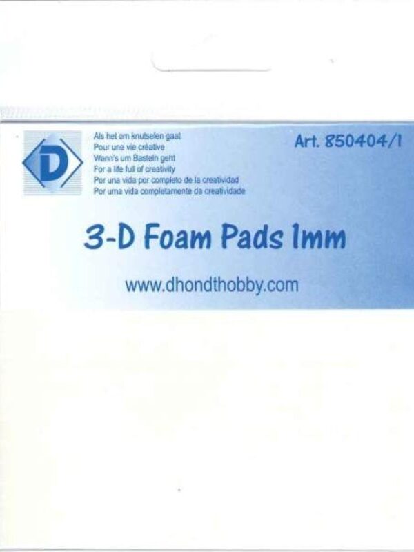 Double-sided foam tape 1 x 5 x 5 mm 10 x 10 cm 400 pcs