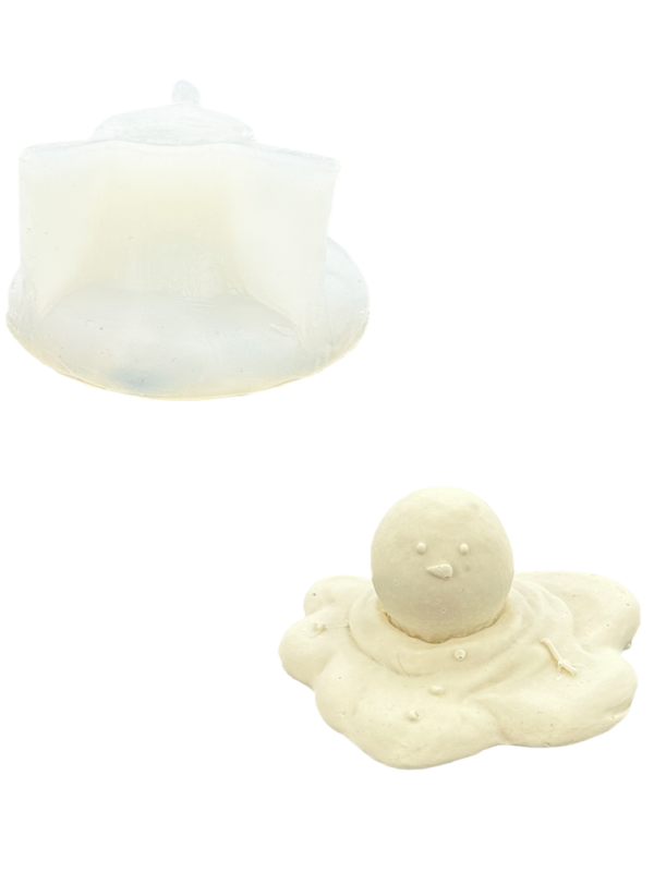 Moule en silicone bonhomme de neige fondant