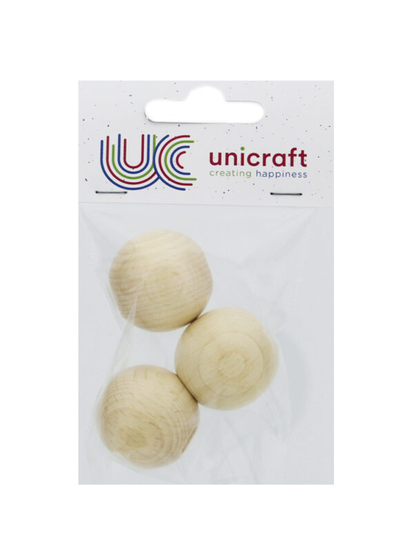 Macramé bead 30x10mm natural lacquered/bleached 3pcs drilled