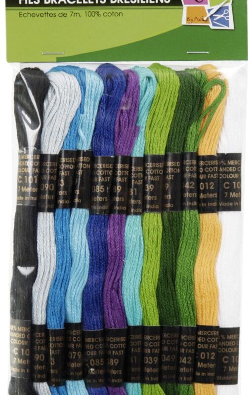 12 skeins 7m cotton thread – South seas