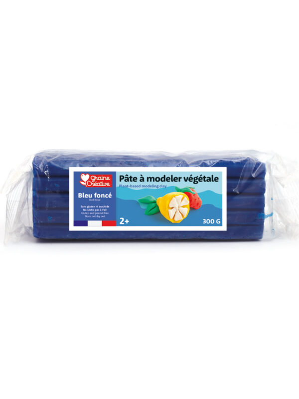Vegetable modelling clay 300g – Dark blue