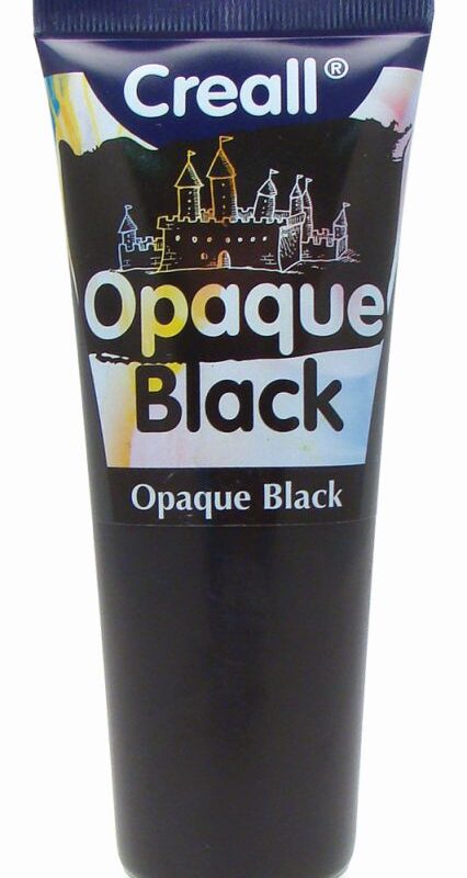 Opaque black scratch paint tube 120 ml – Creall