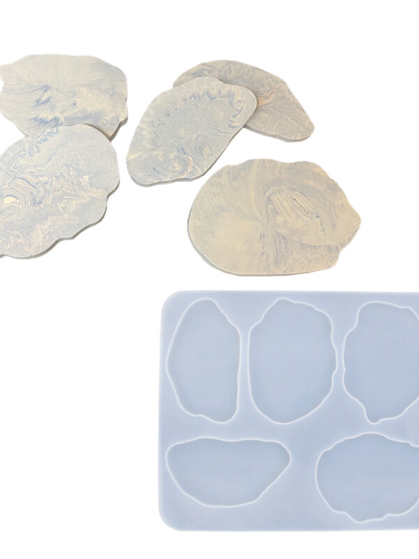 Dessous de verre en moule silicone