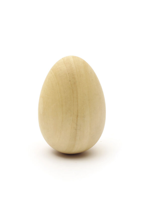 Egg in solid wood 65 mm x Ø 45 mm