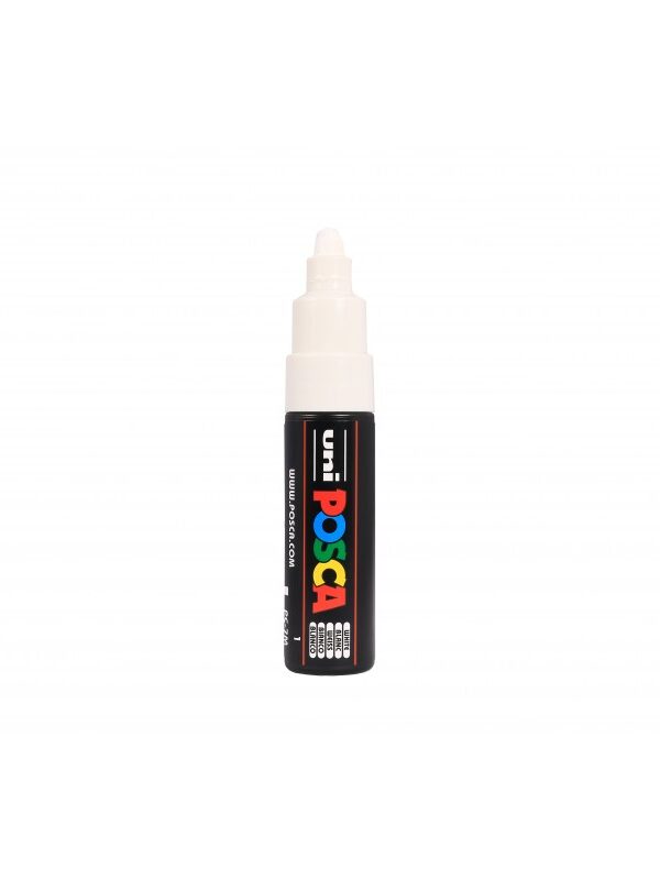 Posca-Farbstift PC-7M mit breiter und konischer Spitze – Weiß