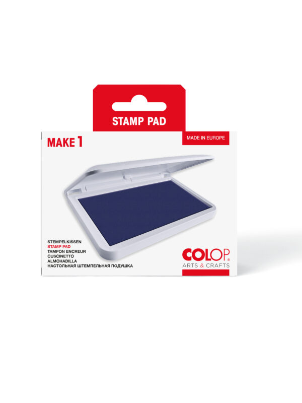 Stempelkissen MAKE 1 Karton 50 mm x 90 mm – Edelblau