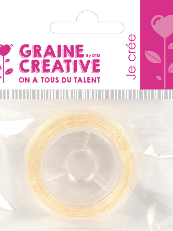 Organza ribbon 6mm x 5m – Ecru