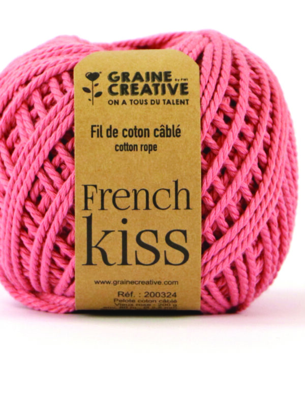 Cotton thread 200g Ø2.5mm x 80m – Old pink