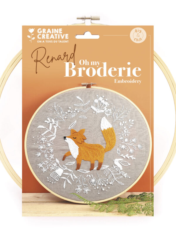 Embroidery kit 280 x 290 x 20 mm – Fox