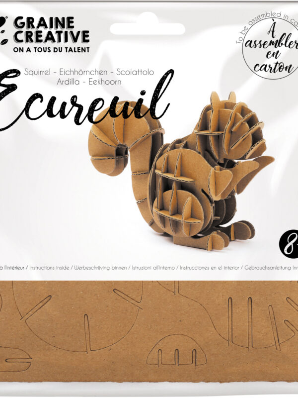 Cardboard model – Squirrel