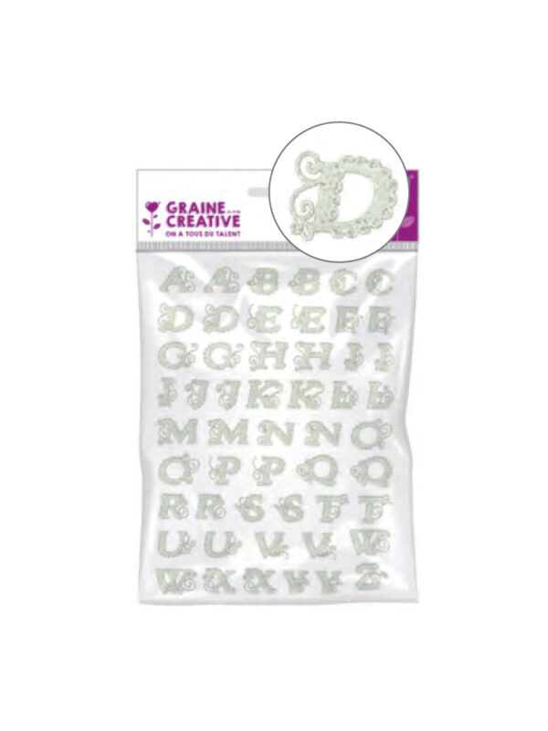Kantstickers – ABC hoofdletters