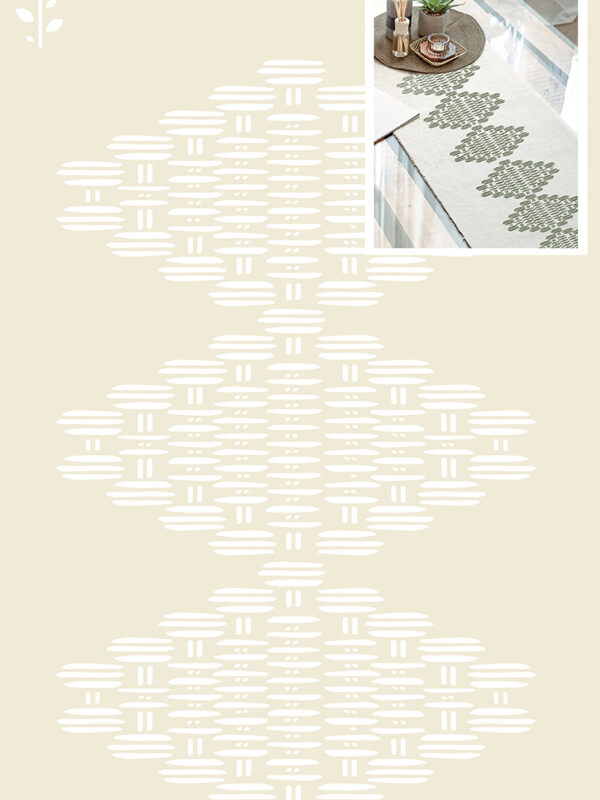 Decor stencil A4 20cm x 30cm – Braiding