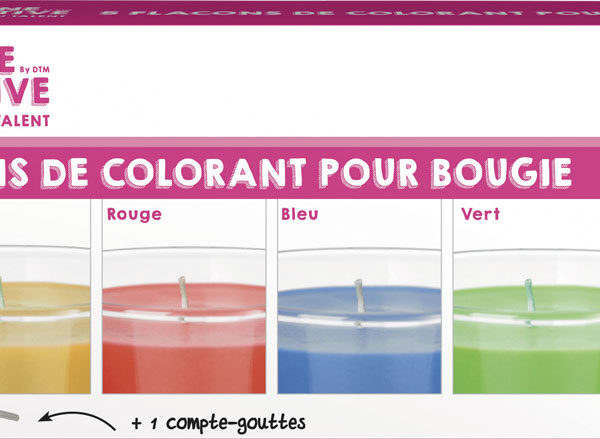 Candle colorant 27 ml – assorted colors (5 pcs)