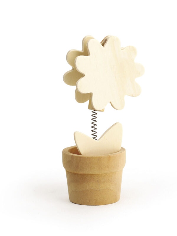Holz-Memo-Halter 105 mm – Blumentopf