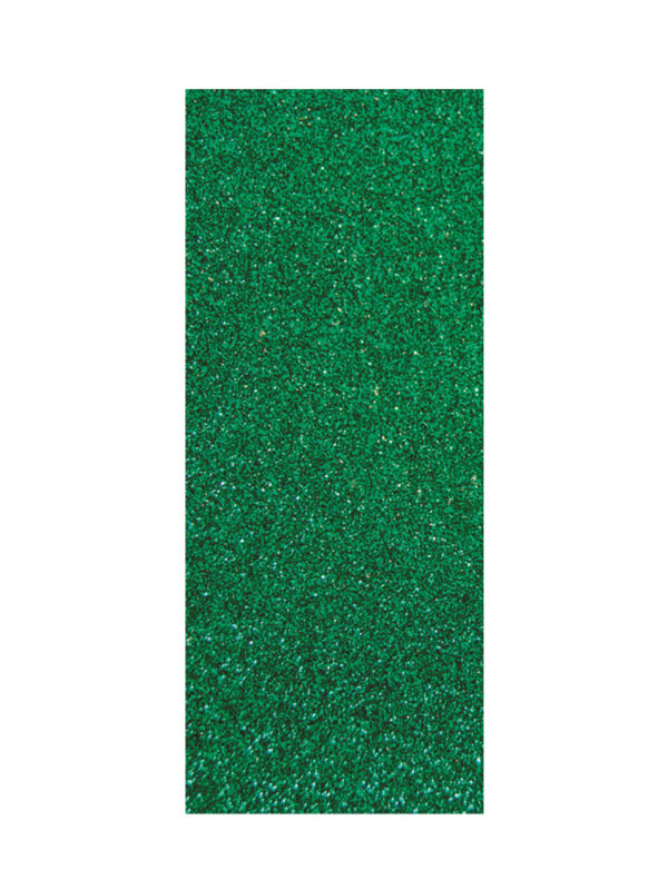 Heat-adhesive glitter flex emerald green 150x200mm