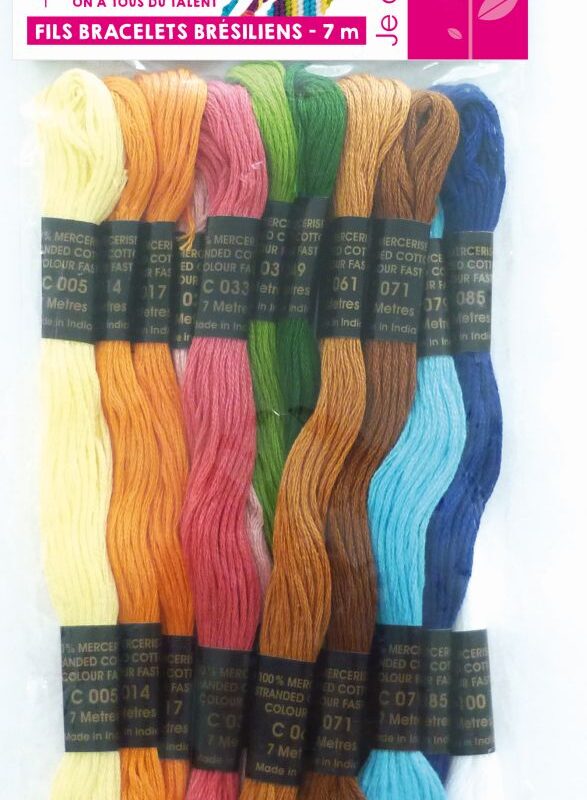 Cotton thread skeins 7m P/12 nature