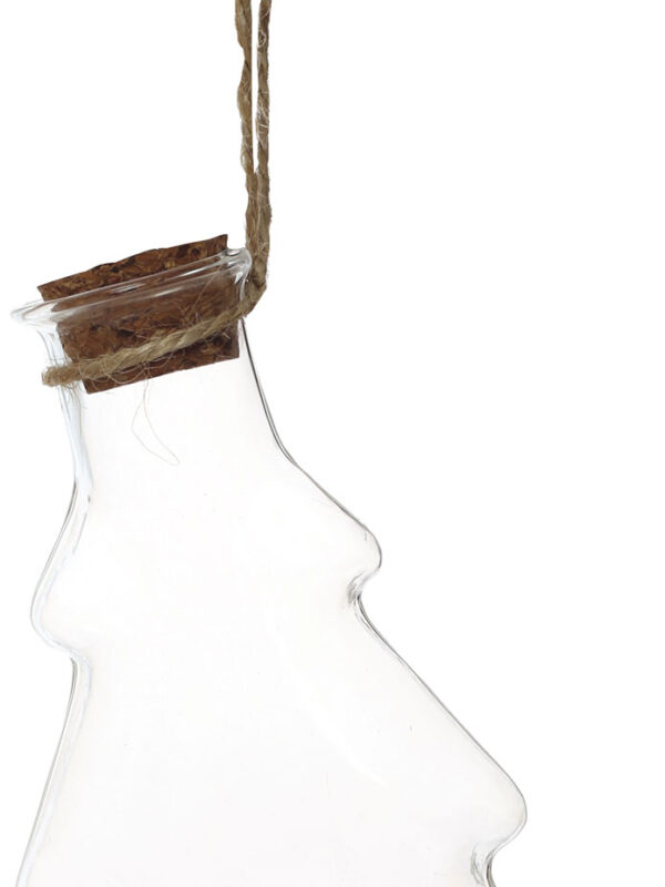 Glass Christmas tree 80 mm x 110 mm x 35 mm