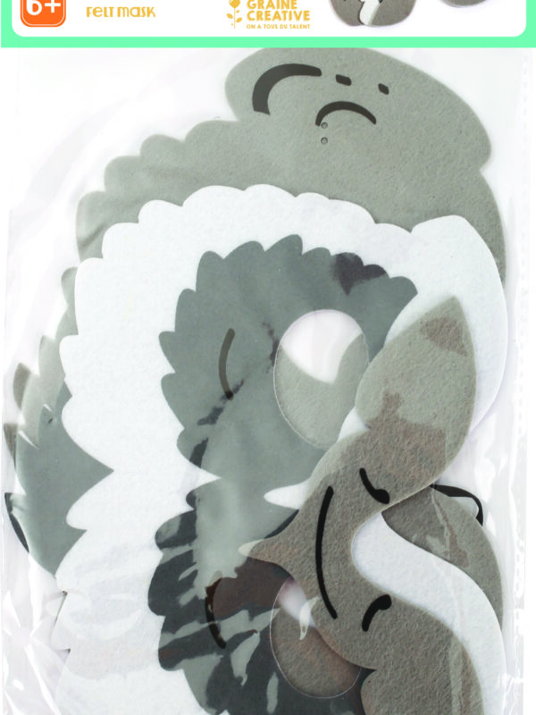 Felt monkey mask